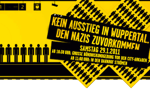 Naziaufmarsch am 29.1.2011 in Wuppertal verhindern! ¡No Pasarán!
